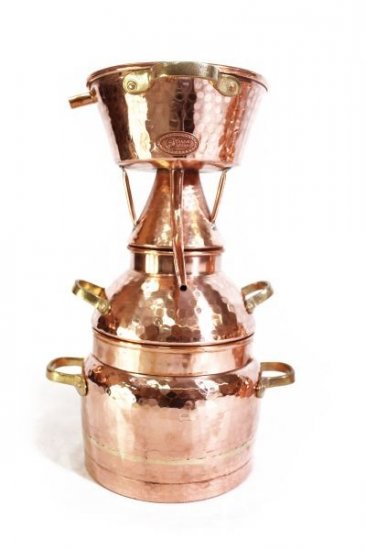 CopperGarden® Alquitara 3 Liter - für ätherische Öle - zum Schließen ins Bild klicken