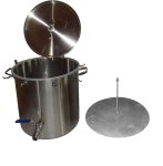 70 Litres stillpot with 1" tap and mash-strainer