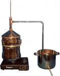 12 Liter Hybrid-Destille mit Kolonne und Gaskocher