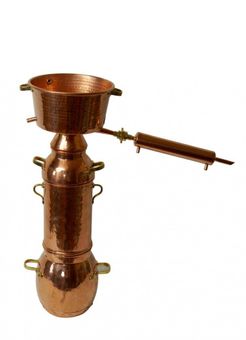 "CopperGarden®" Destille Alquitara Plus 10 Liter für ätherische Öle - zum Schließen ins Bild klicken